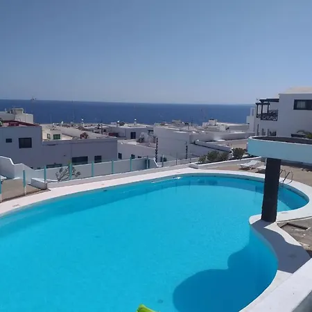 Portonovo La Paloma Amazing Sea View & Swimming Pool-good Wifi -free Ac- Private Parking Lägenhet Puerto del Carmen (Lanzarote)